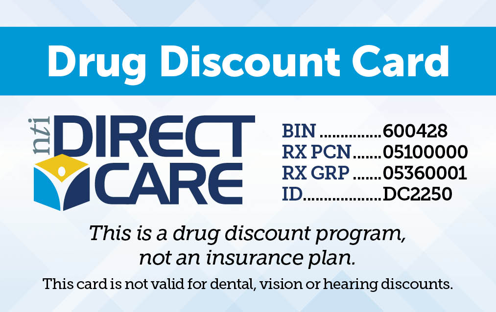 ntiDirectCare Drug Discount Card